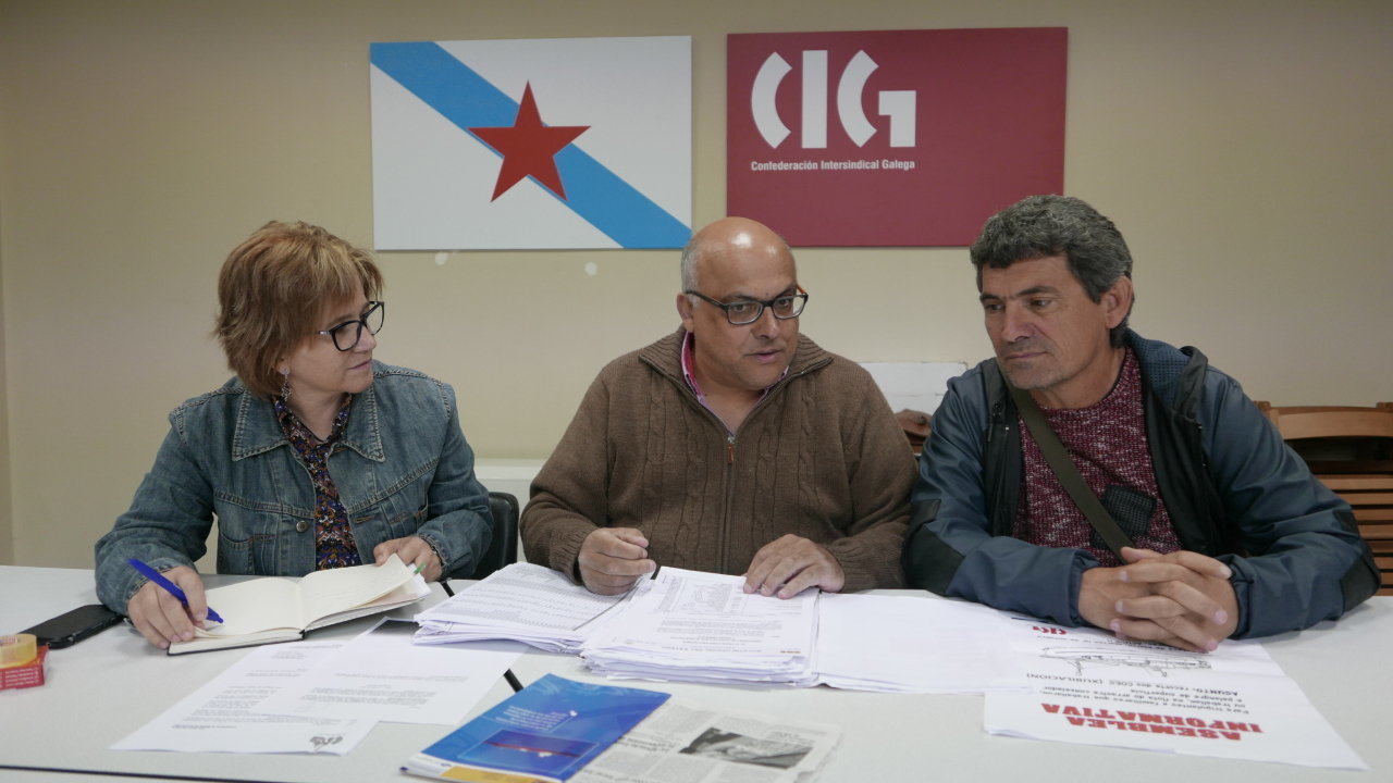 Montse Prado, Xavier Aboi e Daniel Rodas