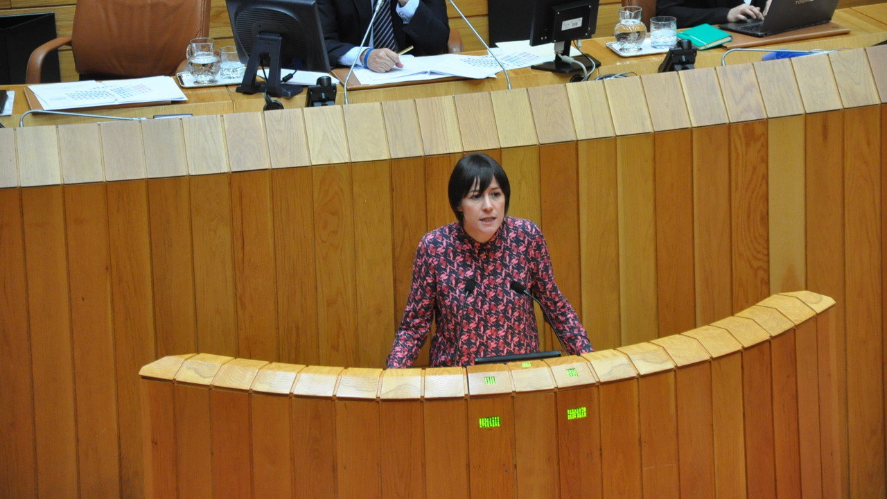 Ana Pontón no Parlamento Galego