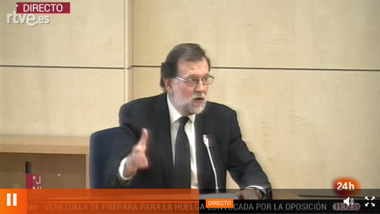 Rajoy na Audicencia Nacional