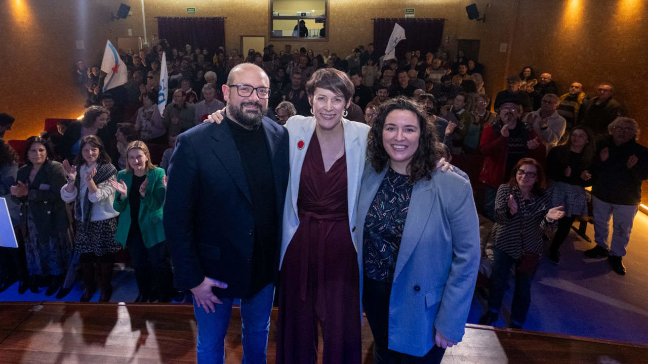 David Santomil, Ana Pontón e Saleta Chao