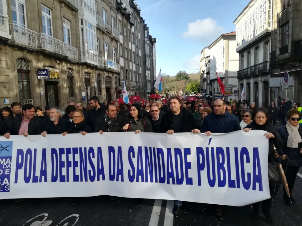 Manifestaci&oacute;n defensa sanidade p&uacute;blica 3