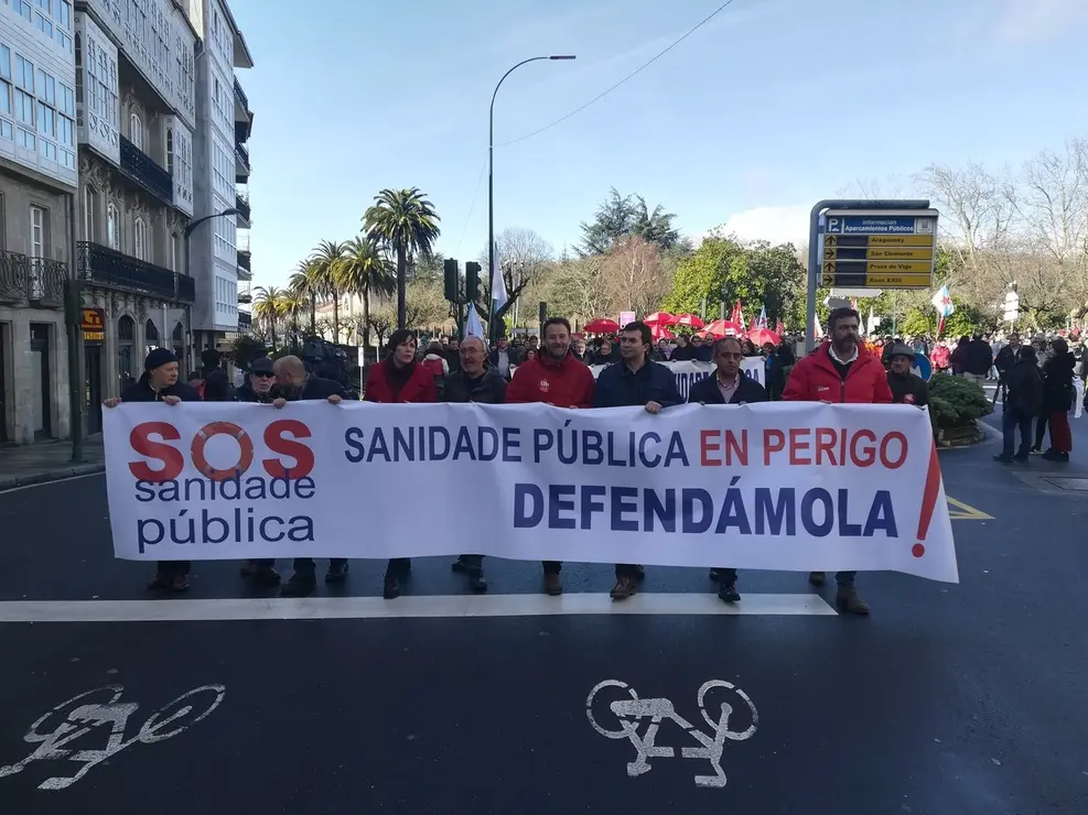 Manifestaci&oacute;n defensa sanidade p&uacute;blica 1