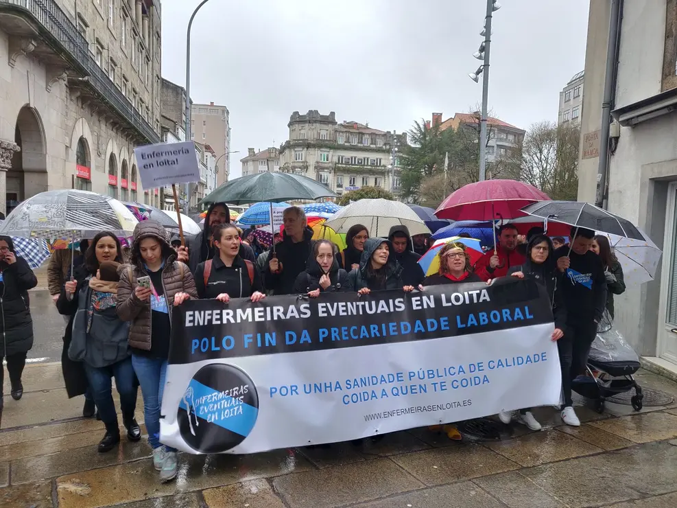 Manifestaci&oacute;n en defensa da sanidade p&uacute;blica