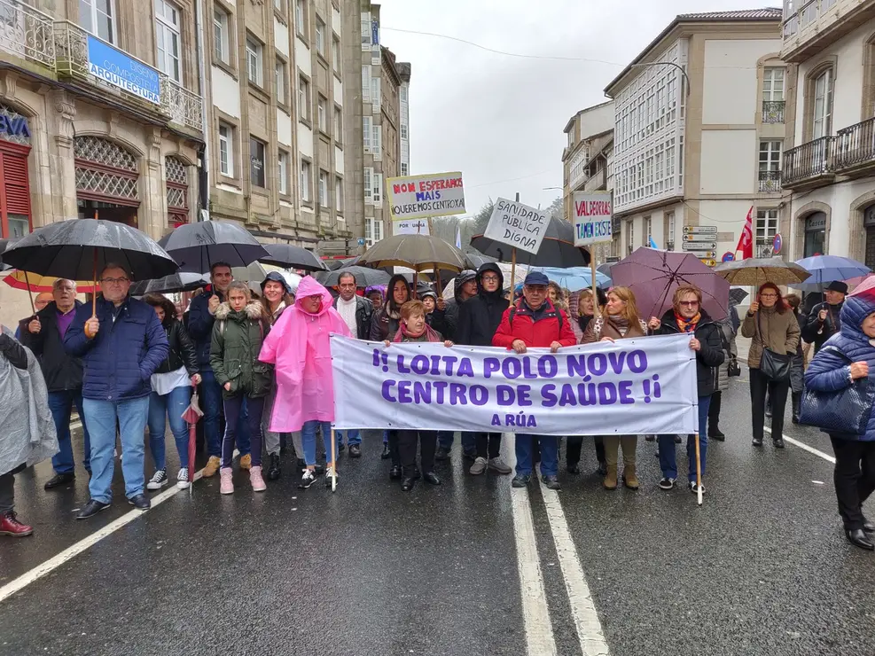 Manifestaci&oacute;n en defensa da sanidade p&uacute;blica