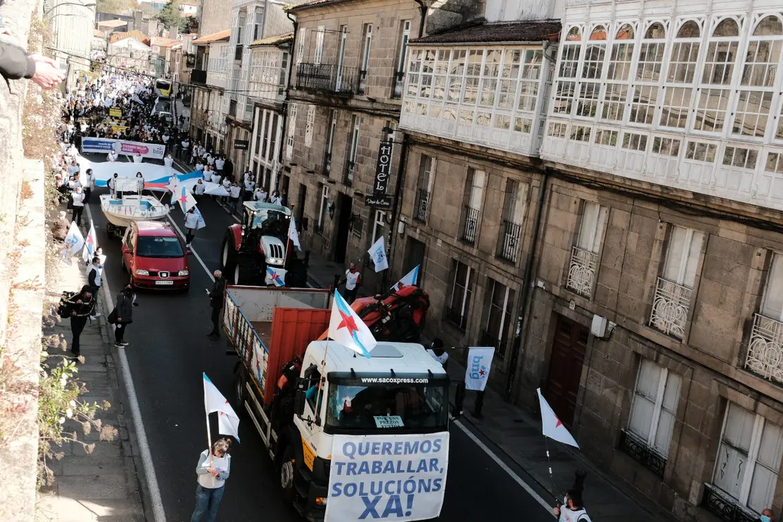 Manifestaci&oacute;n contra a suba dos prezos e o empobrecemento social