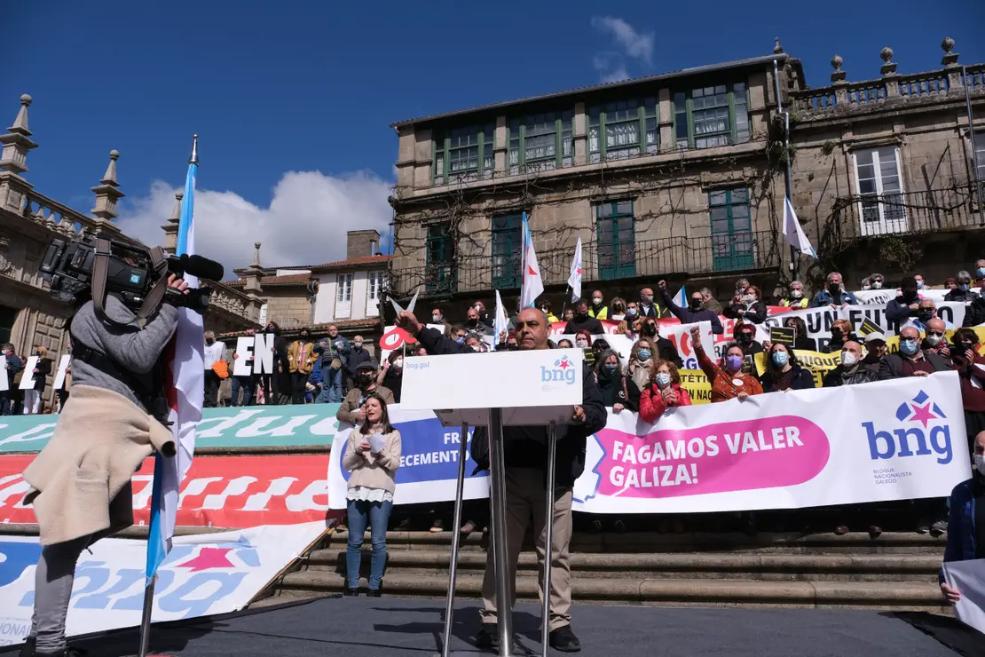 Manifestaci&oacute;n contra a suba dos prezos e o empobrecemento social