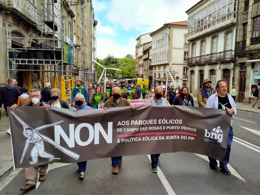 Manifestaci&oacute;n E&oacute;licos si, pero non as&iacute; 4