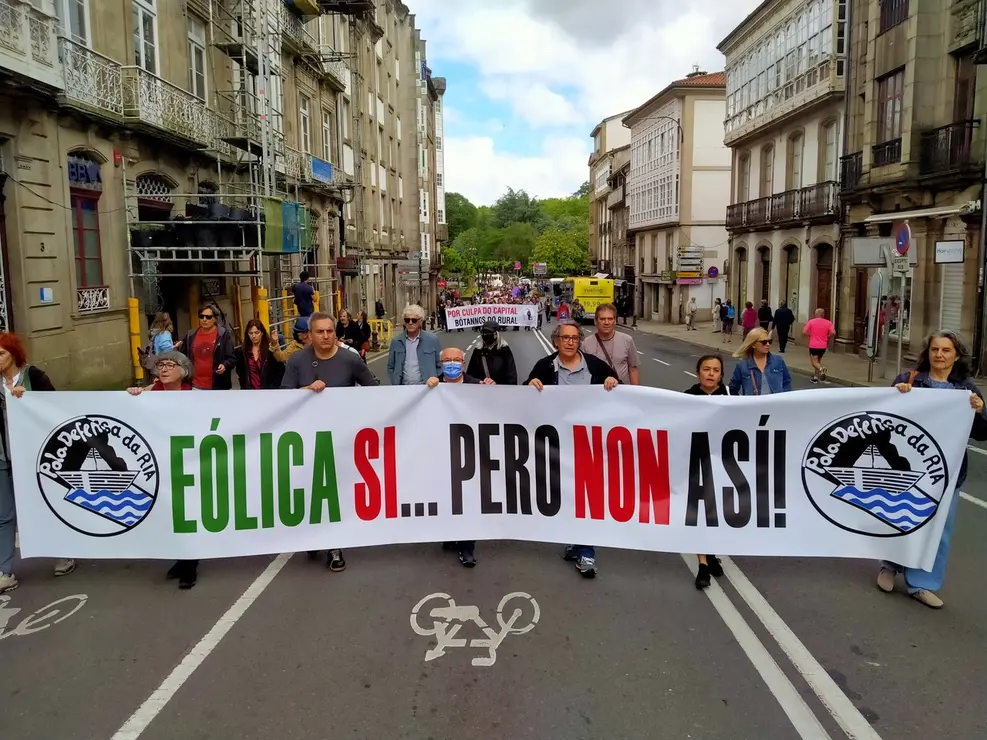 Manifestaci&oacute;n E&oacute;licos si, pero non as&iacute; 2