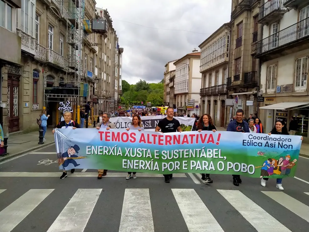 Manifestaci&oacute;n E&oacute;licos si, pero non as&iacute; 1