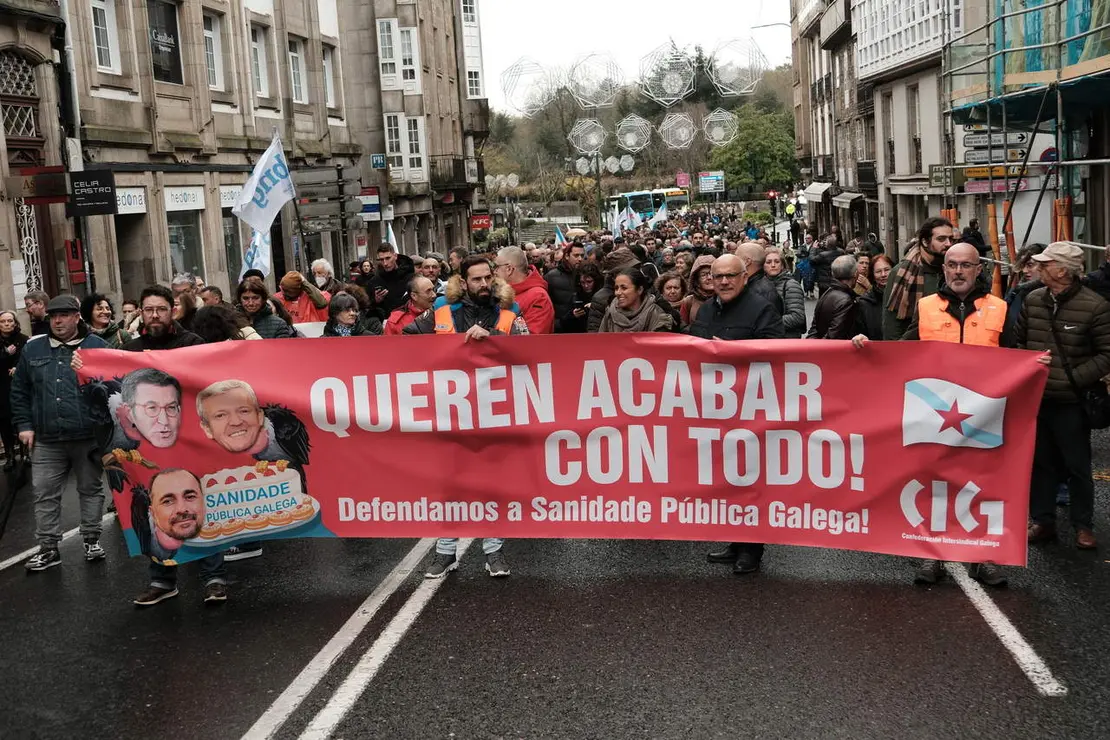 Manifestaci&oacute;n 18D contra a suba dos prezos - 18