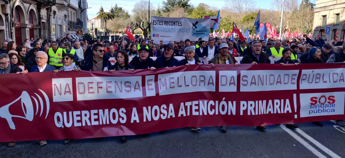 Manifestaci&oacute;n SOS Sanidade P&uacute;blica