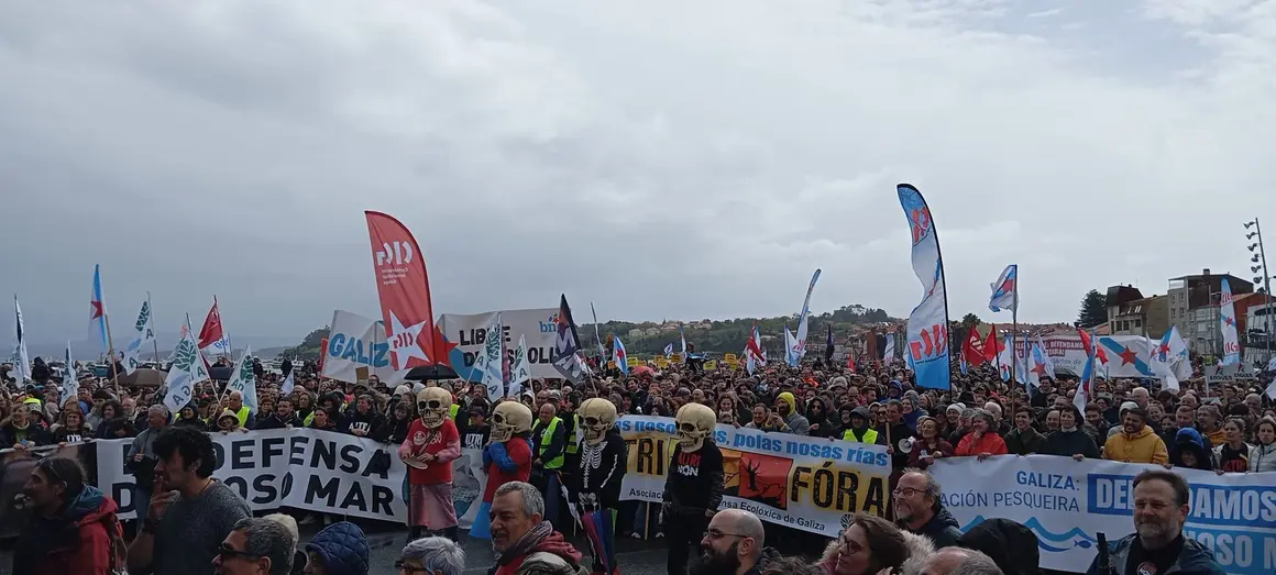 Manifestaci&oacute;n contra Altri na Pobra do Carami&ntilde;al - 9