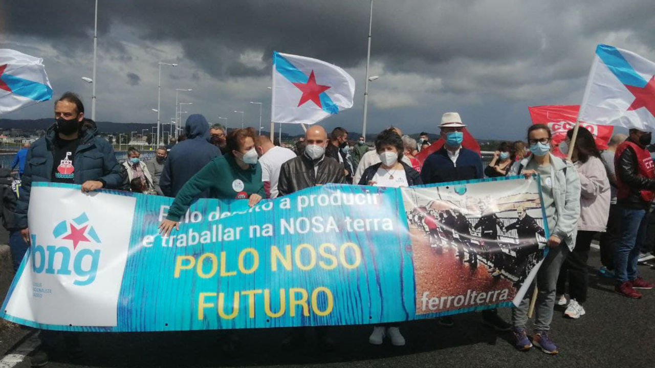 Manifestación Ferrolterra