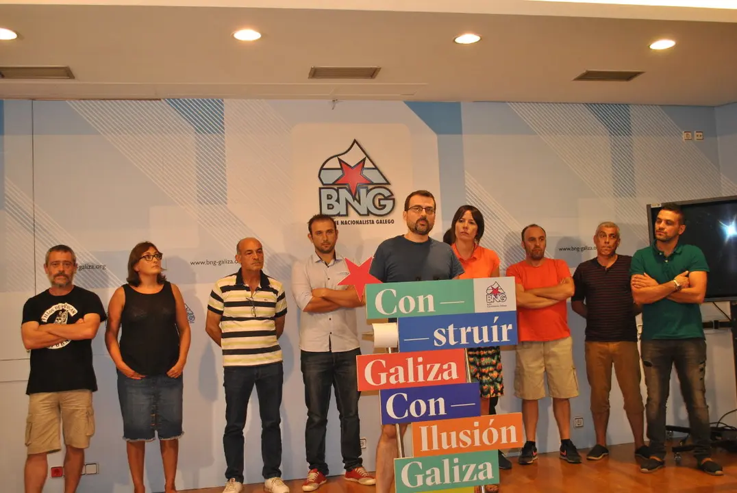 Rolda de prensa de Ana Pont&oacute;n co comit&eacute; de empresa de SEAGA