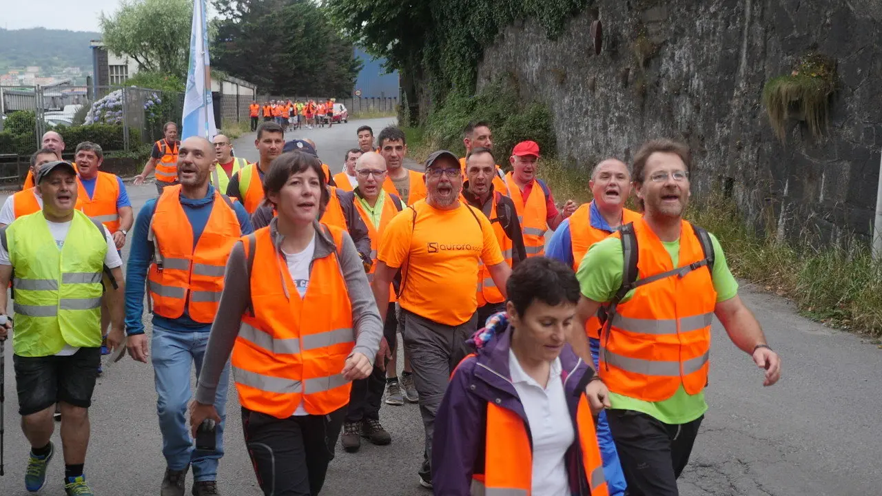 Marcha contra segraci&oacute;n das centrais do Xallas