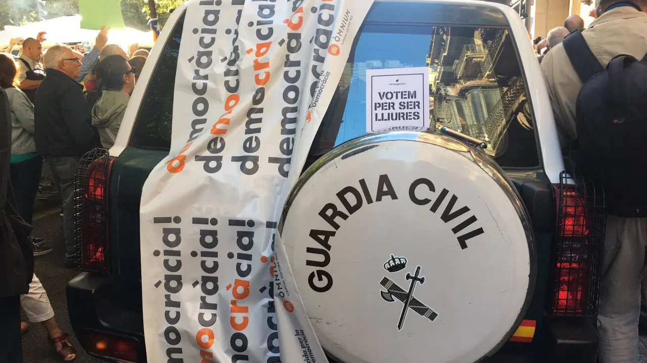 Coche da Garda Civl. Foto: ElNacional.cat