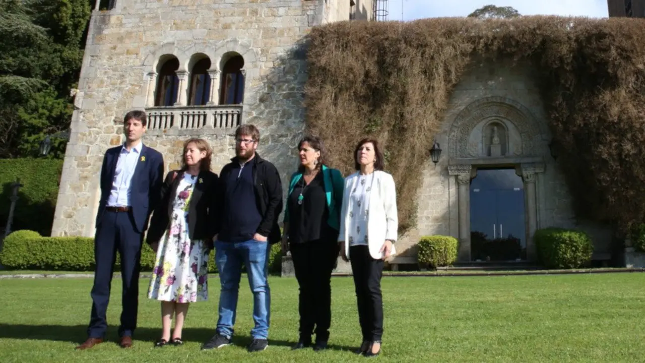 Foto visita Comisi&oacute;n europea Pazo de Meir&aacute;s