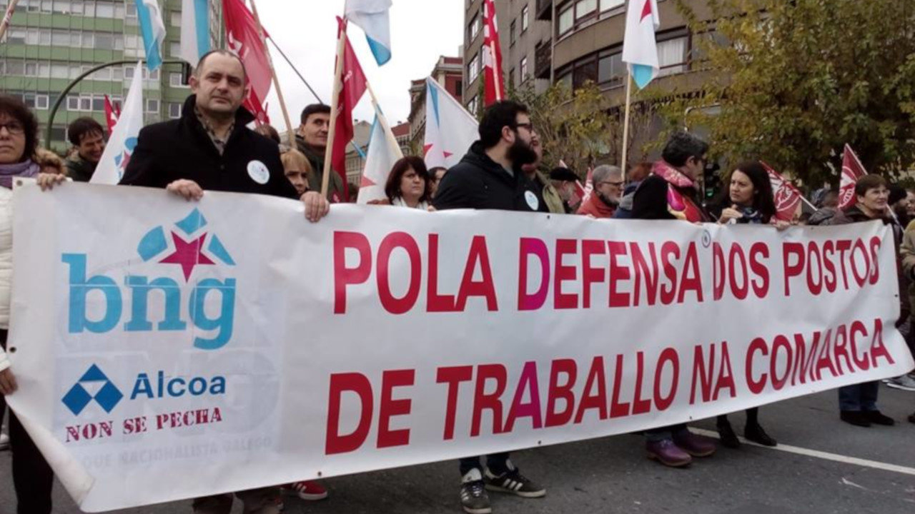 Manifestación Alcoa