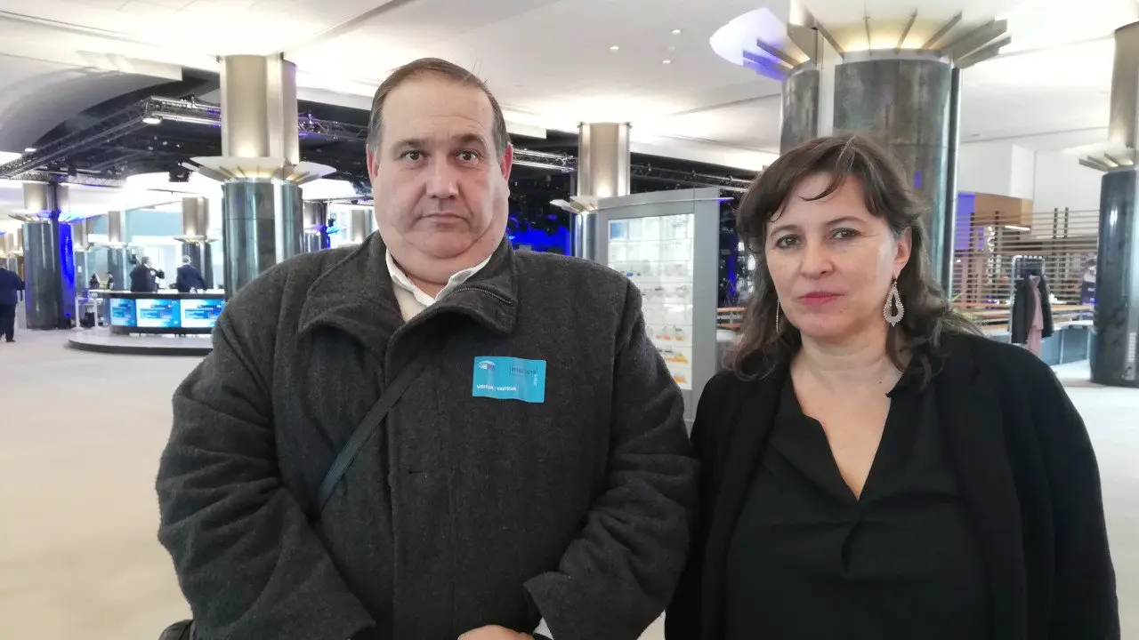 Ismael L&oacute;pez e Ana Miranda