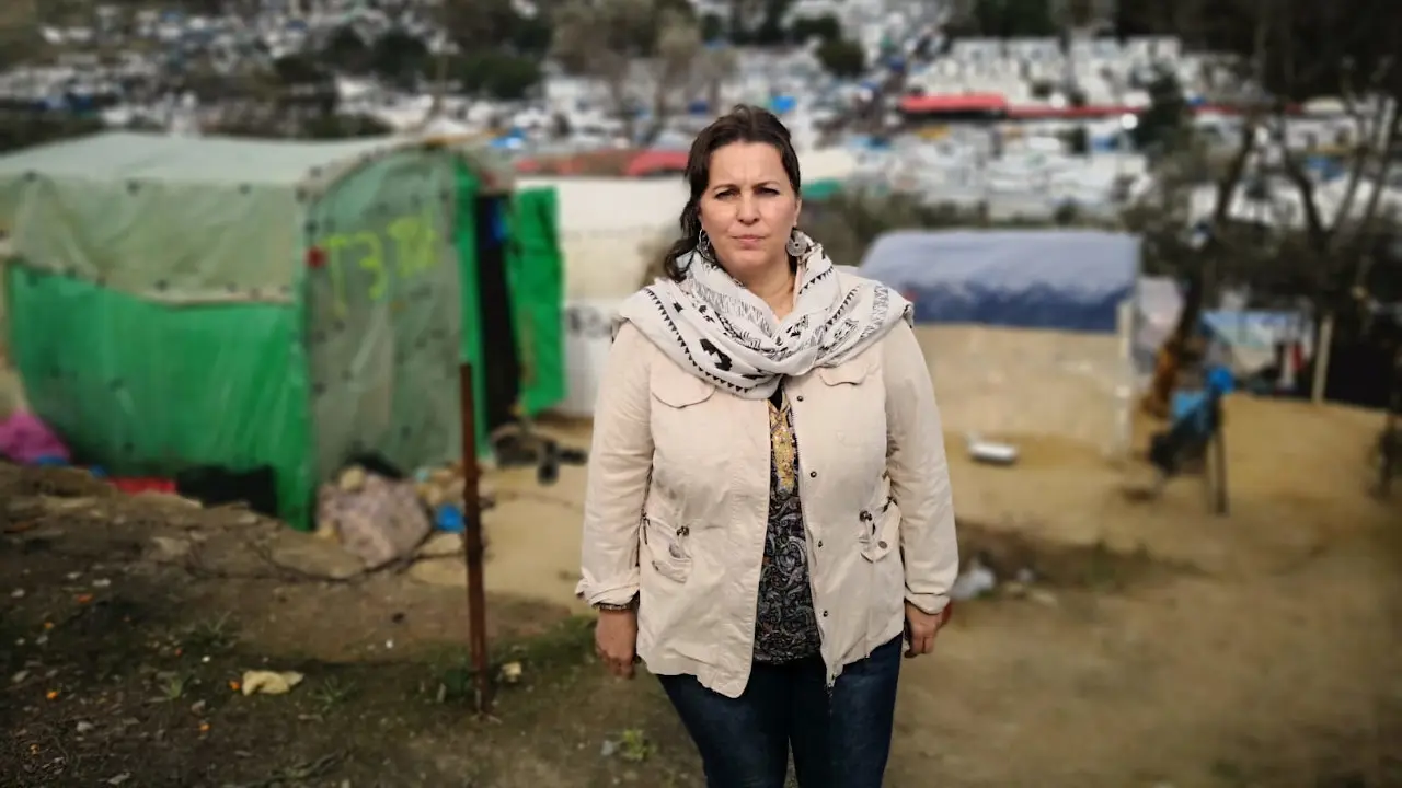 Ana Miranda campamento Moria