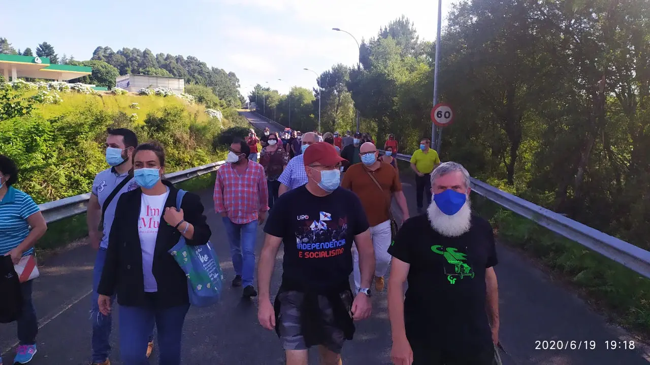 Mini na manifestaci&oacute;n de Noa Madera