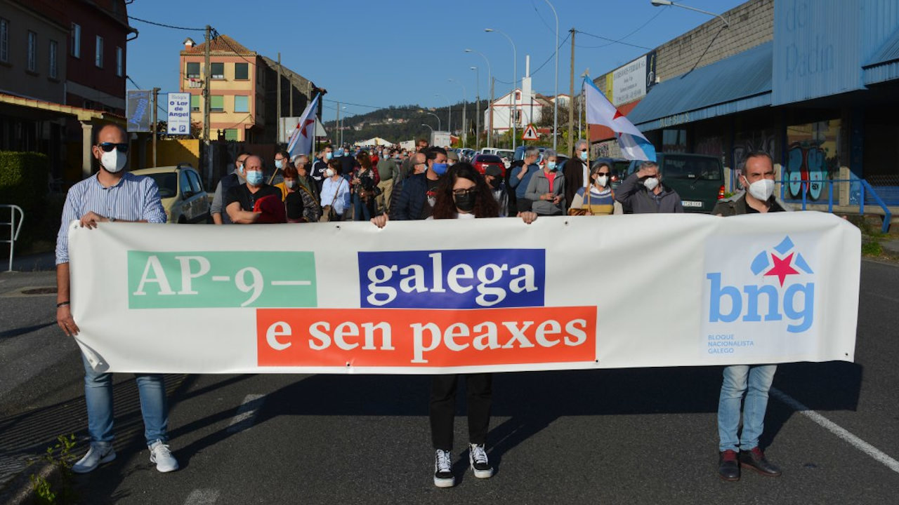 Manifestación Vigo AP-9