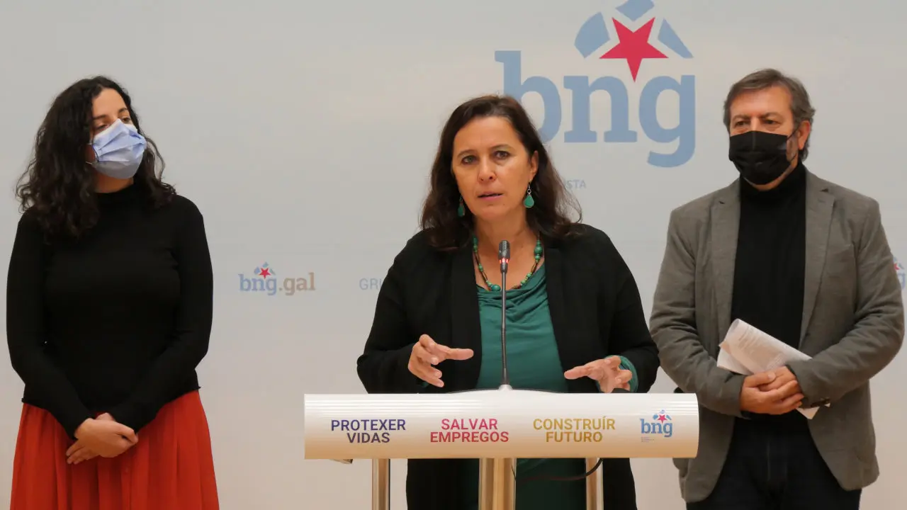 Noa Presas, Ana Miranda e Lu&iacute;s Bar&aacute;