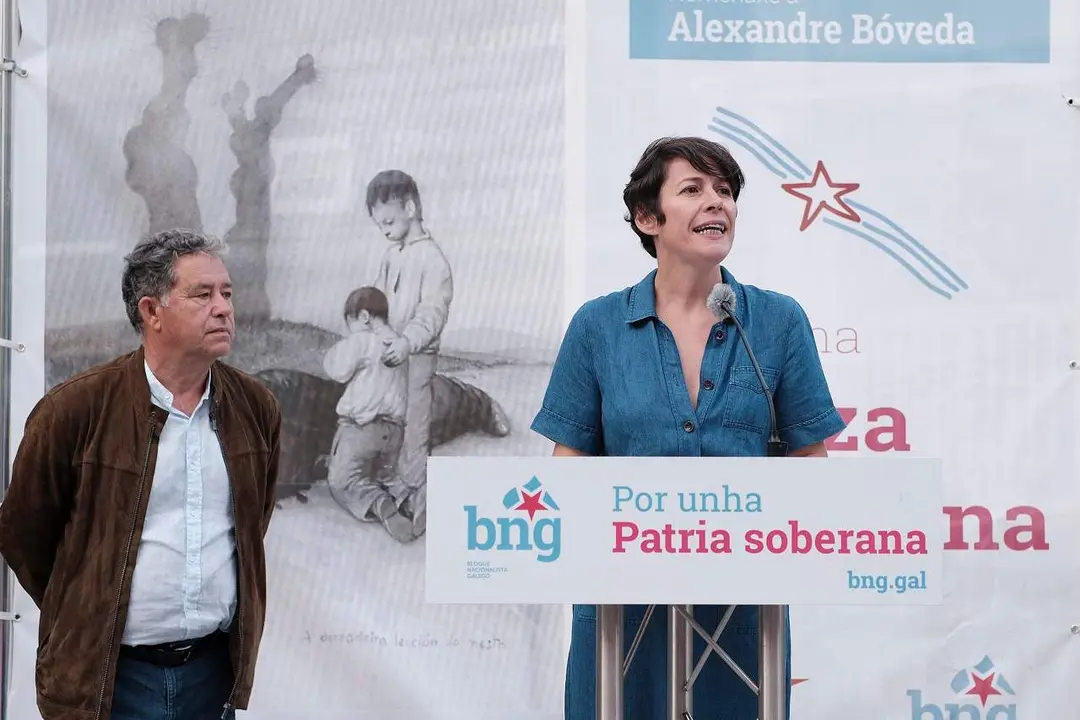 Ana Pont&oacute;n, nun momento da s&uacute;a intervenci&oacute;n