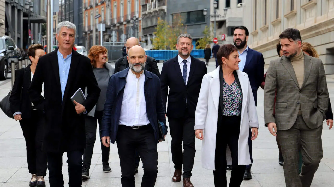 Deputados e deputadas de BNG, Bildu e ERC