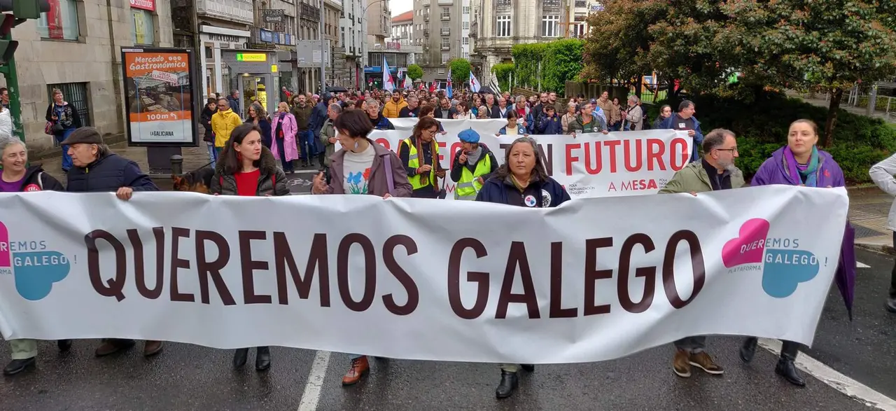 Manifestaci&oacute;n de Queremos Galego