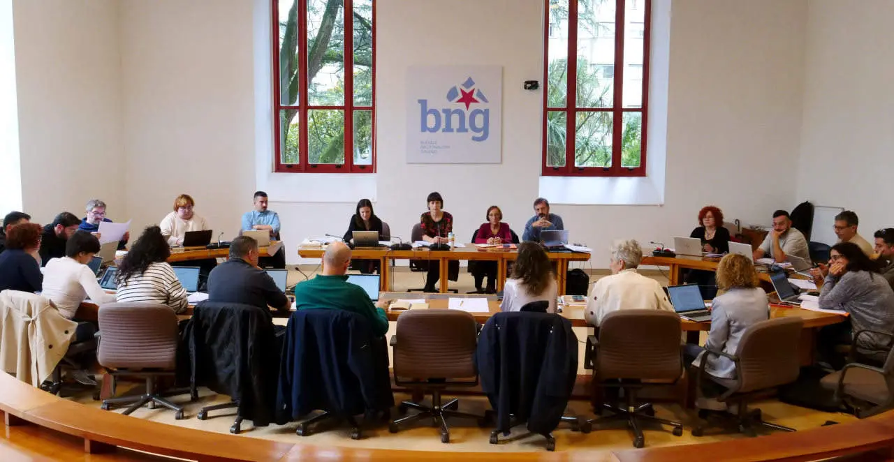 Reuni&oacute;n do grupo parlamentar