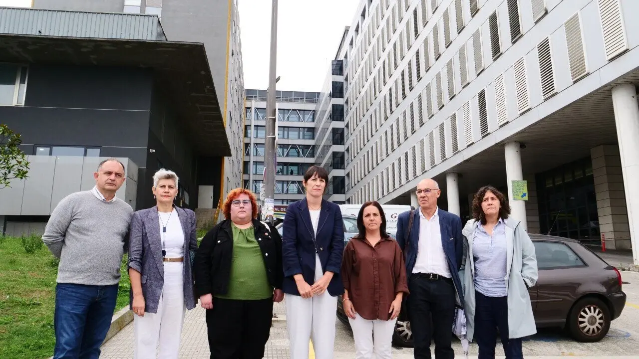 Ana Pont&oacute;n hoxe no CHUAC da Coru&ntilde;a