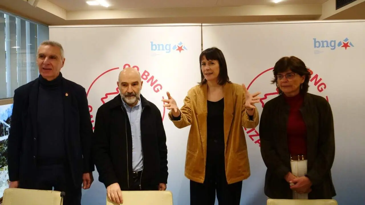 Luís Seara, Néstor Rego, Ana Pontón e Carme da Silva