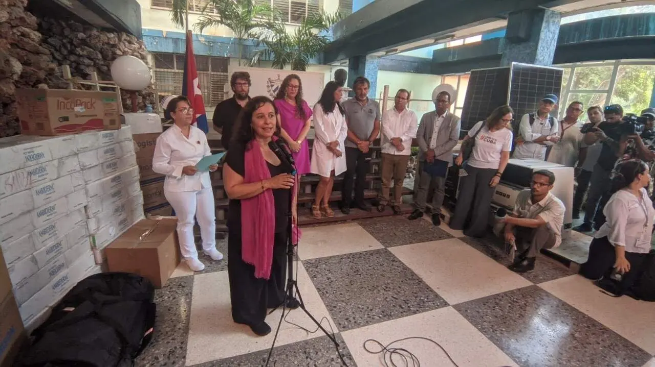 Ana Miranda nun hospital de La Habana