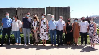 Foto Ana Pont&oacute;n. Homenxe a Alexandre B&oacute;veda, A Caeira (Poio)