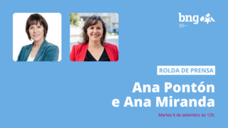 Rolda de Ana Pont&oacute;n e Ana Miranda