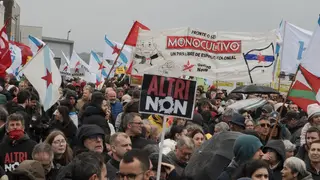Manifestaci&oacute;n contra Altri na Pobra do Carami&ntilde;al - 15