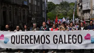 Manifestaci&oacute;n Queremos Galego