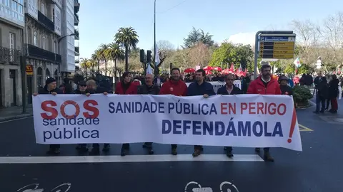 Manifestaci&oacute;n defensa sanidade p&uacute;blica 1
