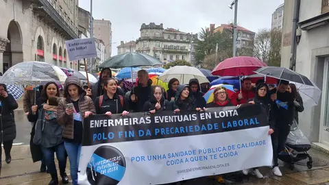 Manifestaci&oacute;n en defensa da sanidade p&uacute;blica