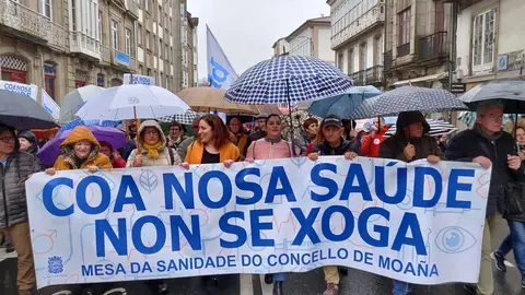 Manifestaci&oacute;n en defensa da sanidade p&uacute;blica