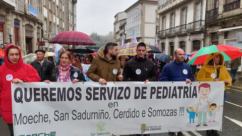Manifestaci&oacute;n en defensa da sanidade p&uacute;blica