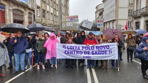 Manifestaci&oacute;n en defensa da sanidade p&uacute;blica
