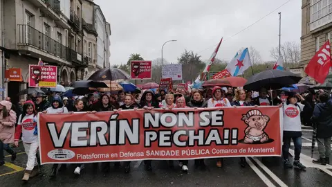 Manifestaci&oacute;n en defensa da sanidade p&uacute;blica