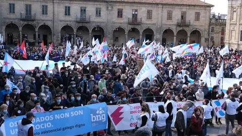 Manifestaci&oacute;n contra a suba dos prezos e o empobrecemento social