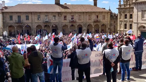 Manifestaci&oacute;n contra a suba dos prezos e o empobrecemento social