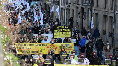Manifestaci&oacute;n contra a suba dos prezos e o empobrecemento social