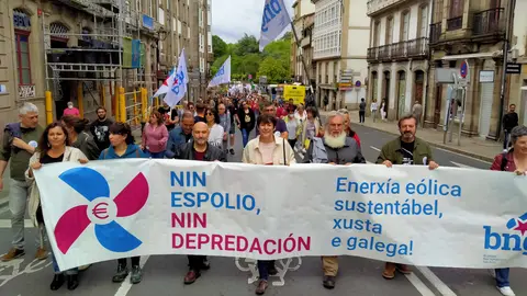 Manifestaci&oacute;n E&oacute;licos si, pero non asi.