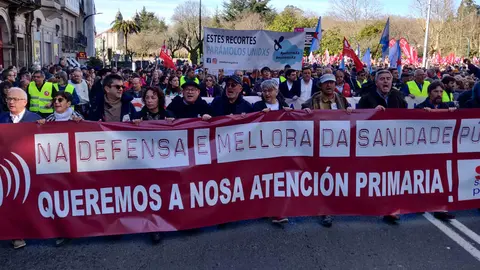 Manifestaci&oacute;n SOS Sanidade P&uacute;blica