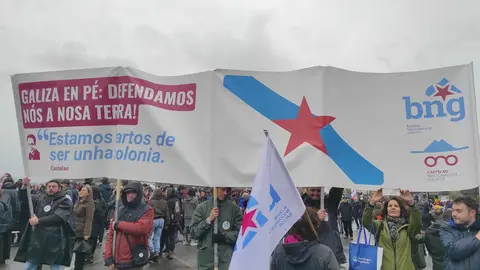 Manifestaci&oacute;n contra Altri na Pobra do Carami&ntilde;al - 2